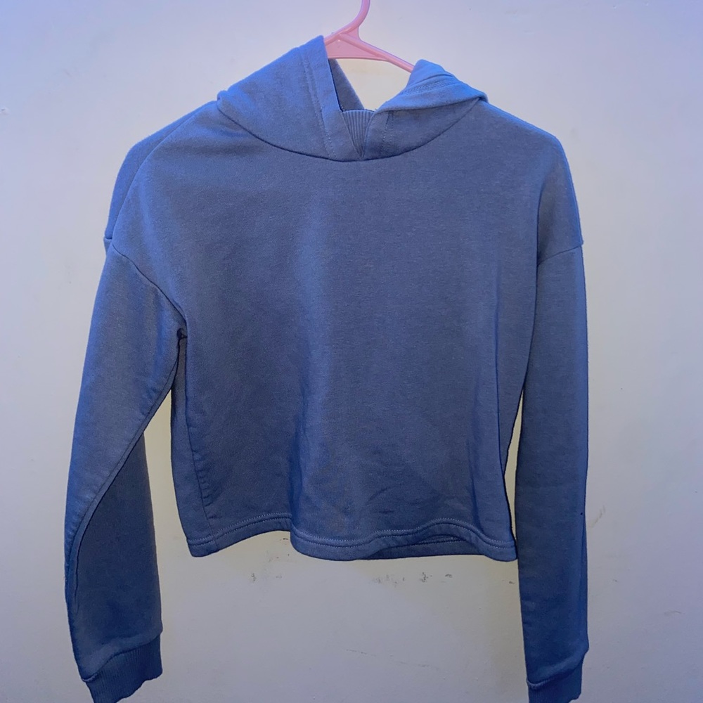 Cropped Athletic Hoodie